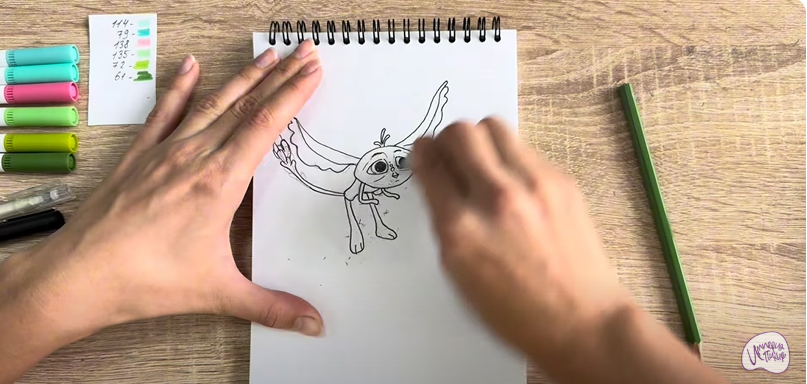 Рисуем Печалька из "Сказочный Патруль"