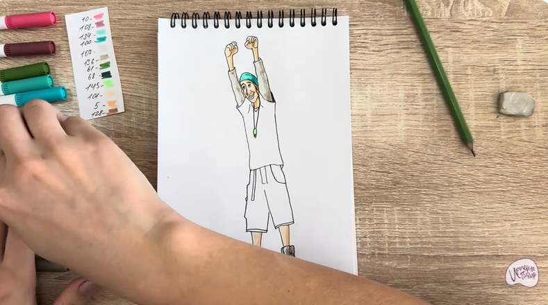 Рисуем Фред из "Город героев"