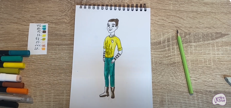 Рисуем Васко из "Царевны"
