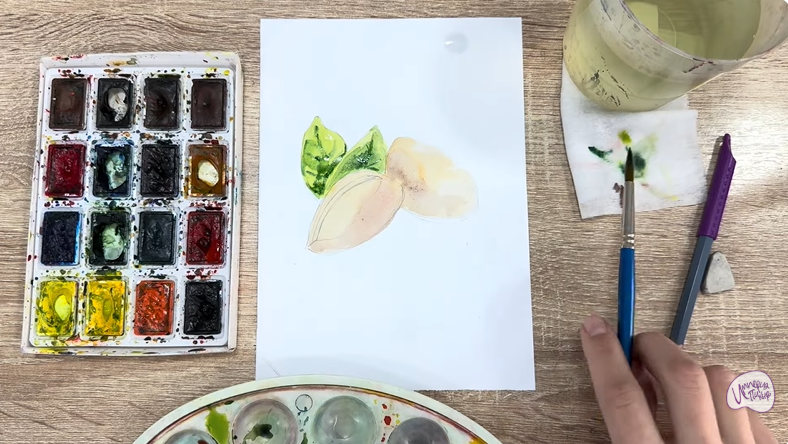 Рисуем Миндаль