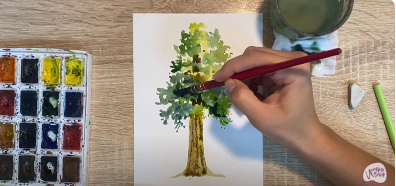 Рисуем Секвойя