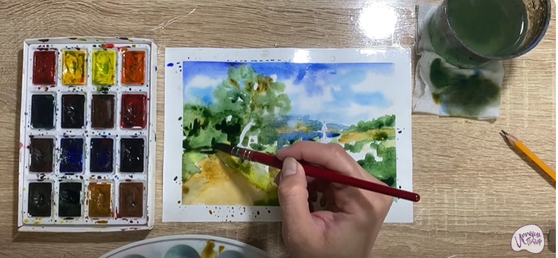 Рисуем Плёс