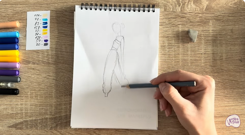 Рисуем Зои из "Кейпоп"