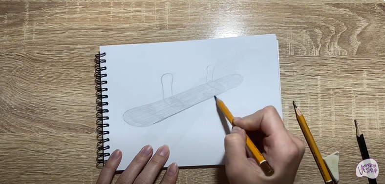 Рисуем Сноуборд