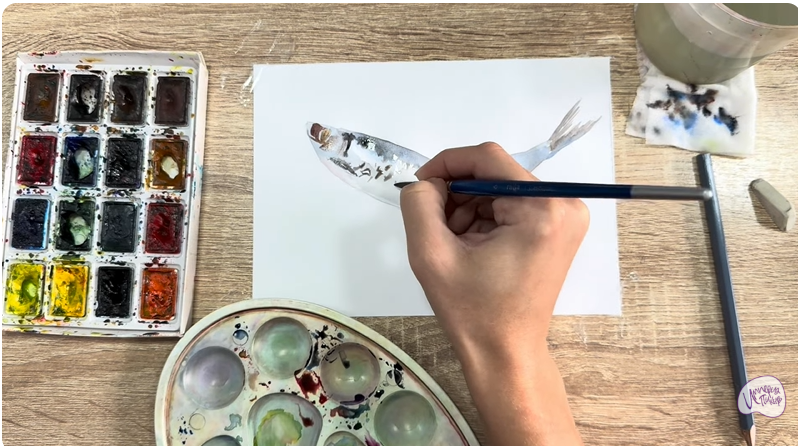 Рисуем Селёдка