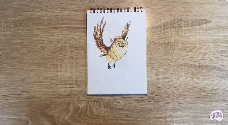 Рисуем Сова из "Царевны"