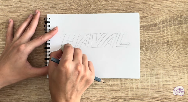 Рисуем Лого HAVAL