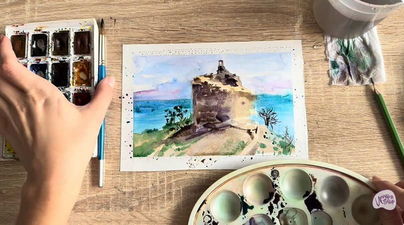 Рисуем Чобан-Кале