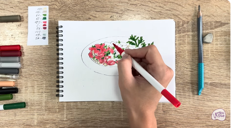 Рисуем Лобио по-грузински