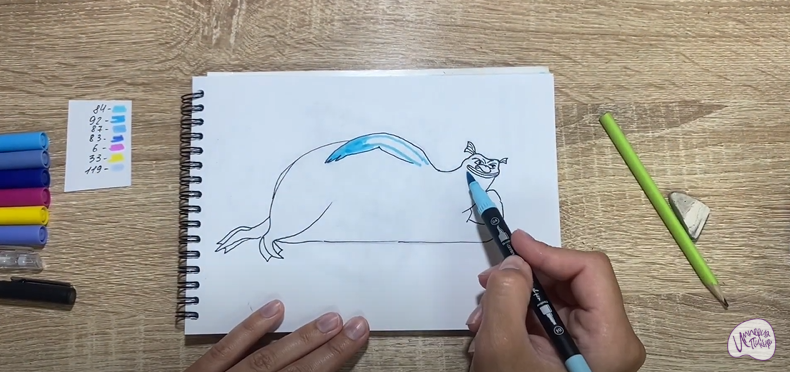 Рисуем Водяной из "Кощей. Начало"