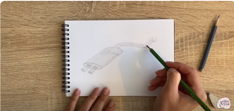 Рисуем Глушитель