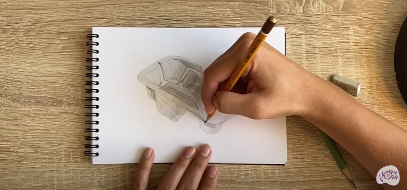 Рисуем Держатель для стаканов