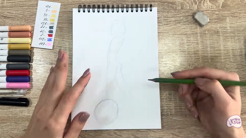 Рисуем ГоГо Томаго из "Город героев"