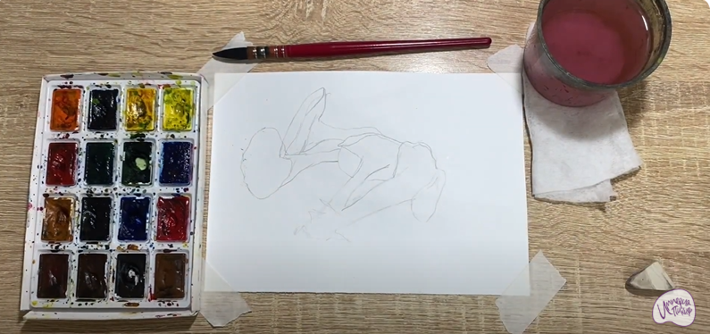 Рисуем Аскокорине торфяная
