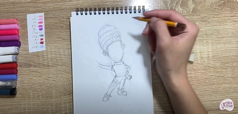 Рисуем Мася из "Фиксиков"