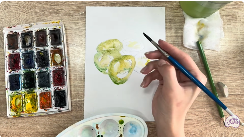 Рисуем Маринованные халапеньо