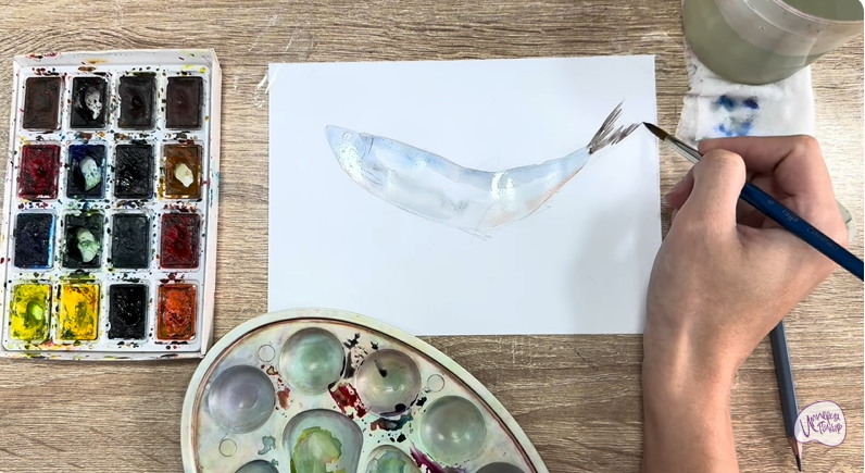 Рисуем Селёдка