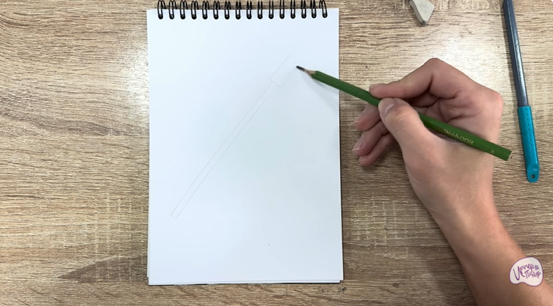 Рисуем Щеточка для бровей