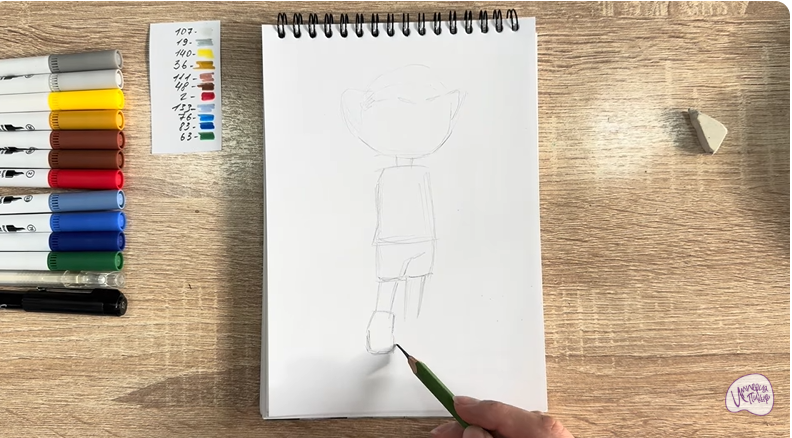 Рисуем Стар Нави из "Джи-Джи Бонд"