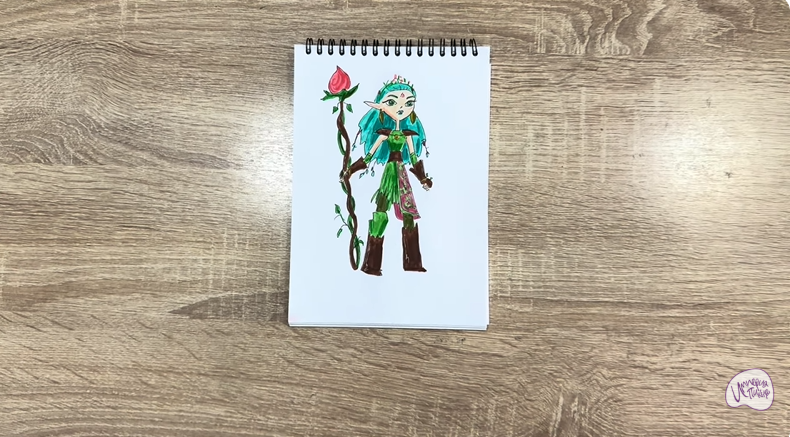 Рисуем Дриада из "Сказочный Патруль"