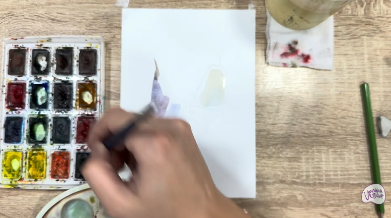 Рисуем Водяной орех