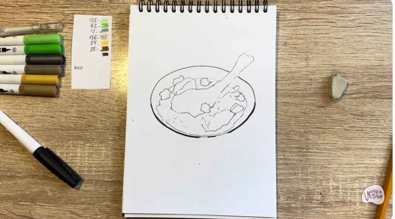 Рисуем Сациви