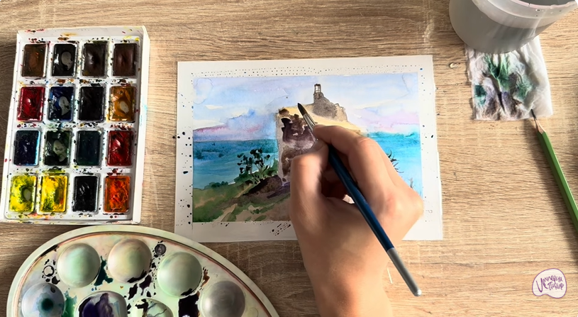 Рисуем Чобан-Кале