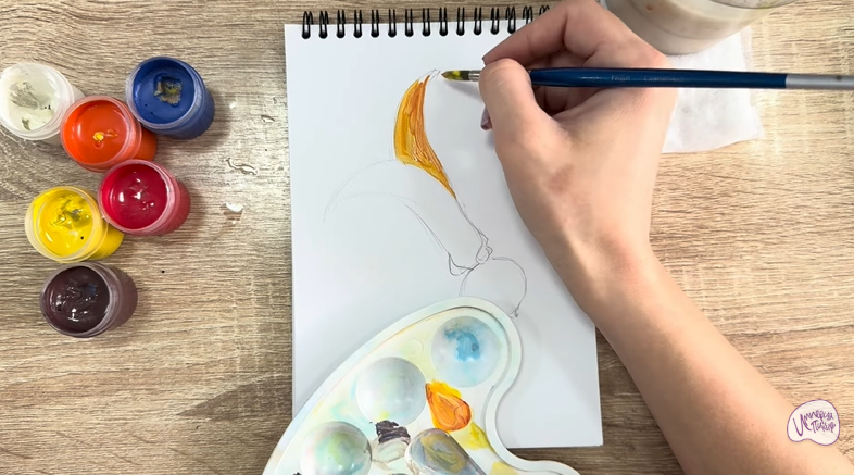 Рисуем Диптерокарпус