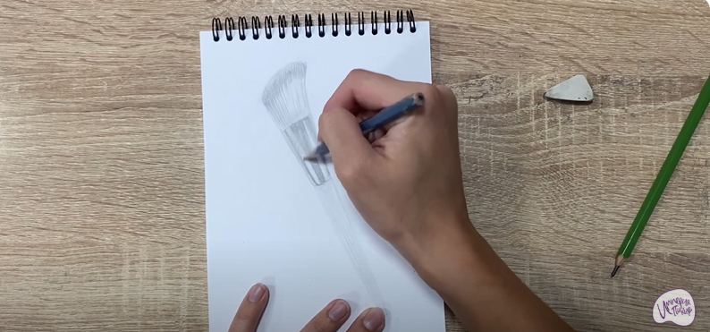 Рисуем Кисть для румян