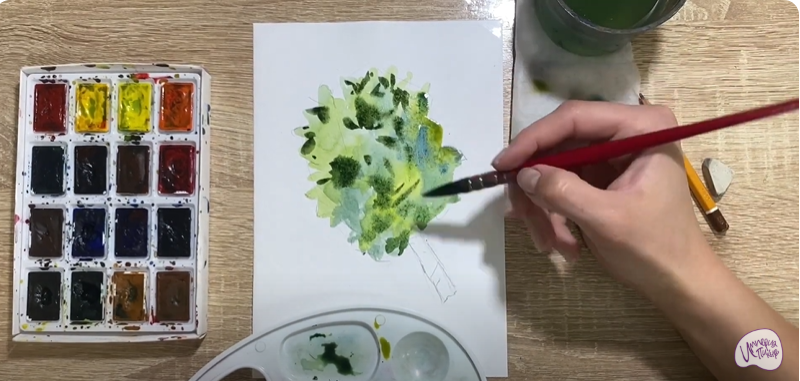 Рисуем Веник банный