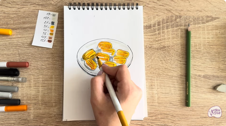 Рисуем Десерт "Тулумба"