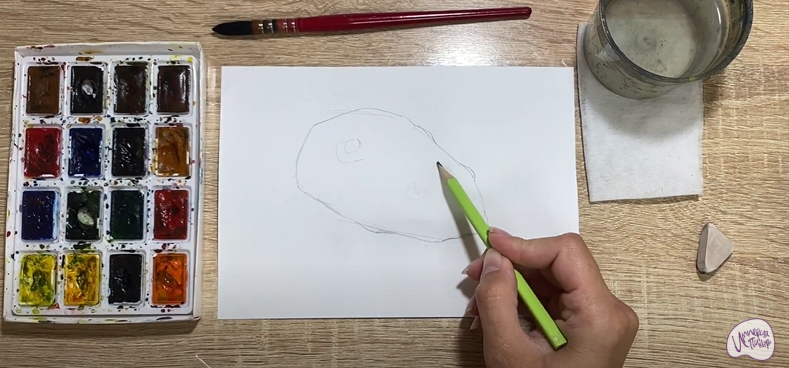 Рисуем Топинамбур