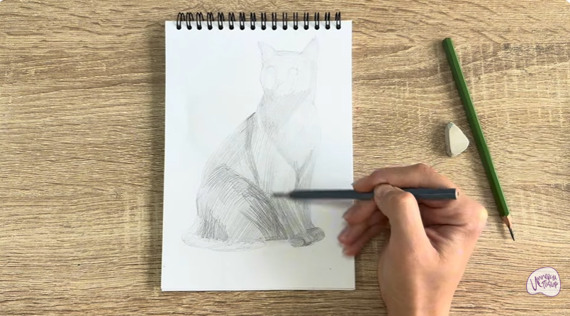 Рисуем Бурманский кот