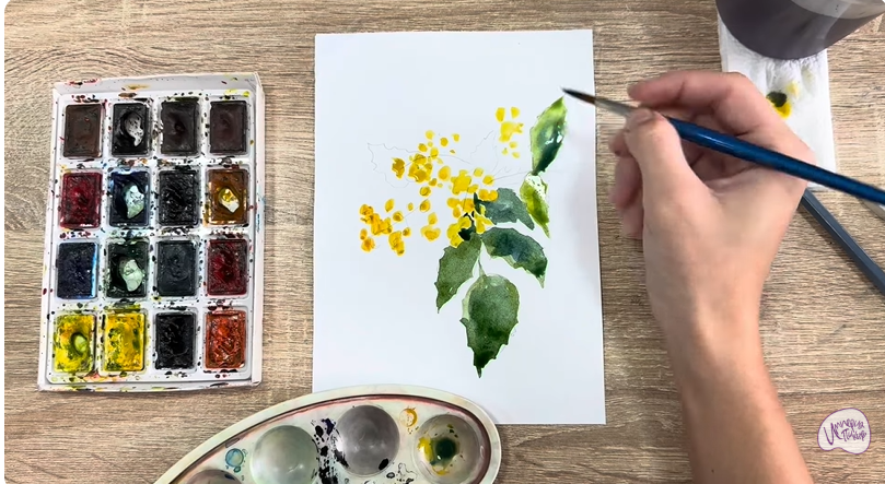 Рисуем Магония