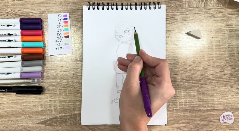 Рисуем Искра из "Джи-Джи Бонд"