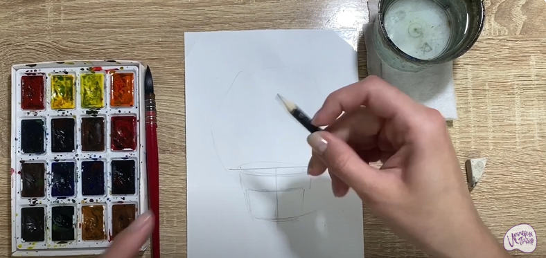 Рисуем Каланхоэ