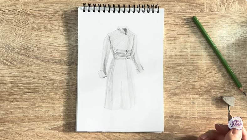 Рисуем Кафтан