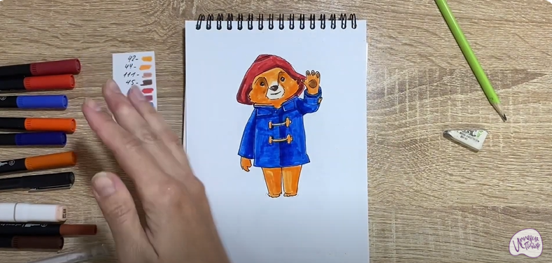 Рисуем Паддингтон