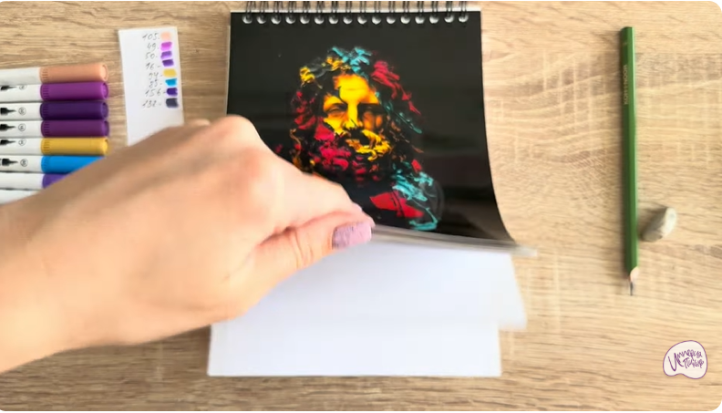 Рисуем Шамаханская Царица из "Три богатыря"