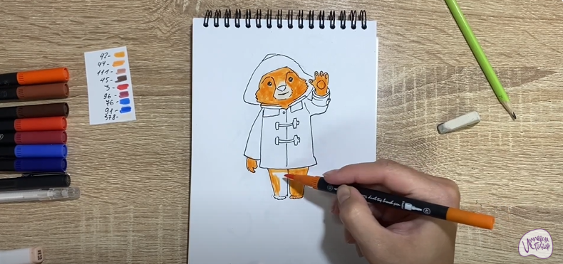 Рисуем Паддингтон