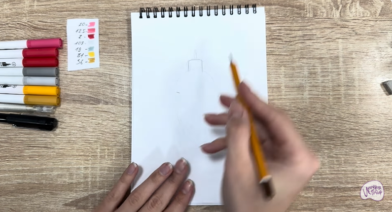 Рисуем Ёлочная игрушка