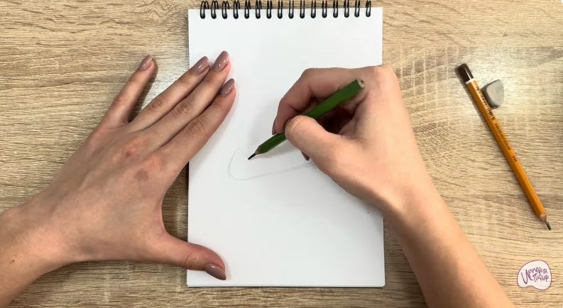 Рисуем Заколка-краб