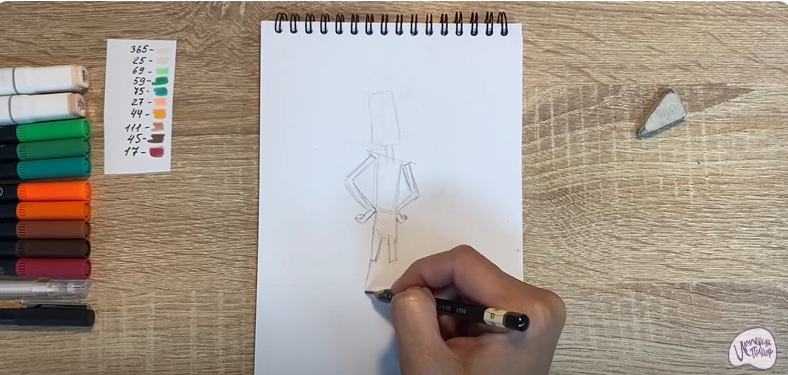 Рисуем Маракуда из мультфильма "Маракуда"