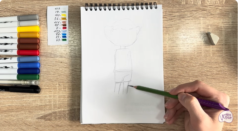 Рисуем Стар Нави из "Джи-Джи Бонд"