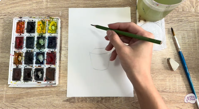 Рисуем Традесканция