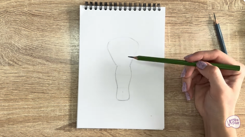 Рисуем Кисть-смётка