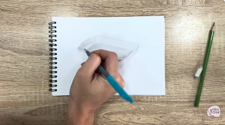 Рисуем Форма для запекания