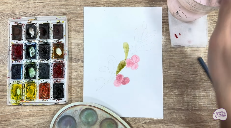 Рисуем Толокнянка