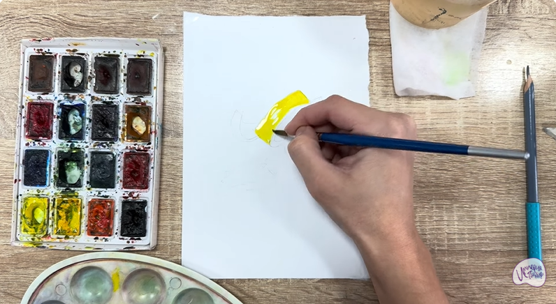 Рисуем Цедра лимона