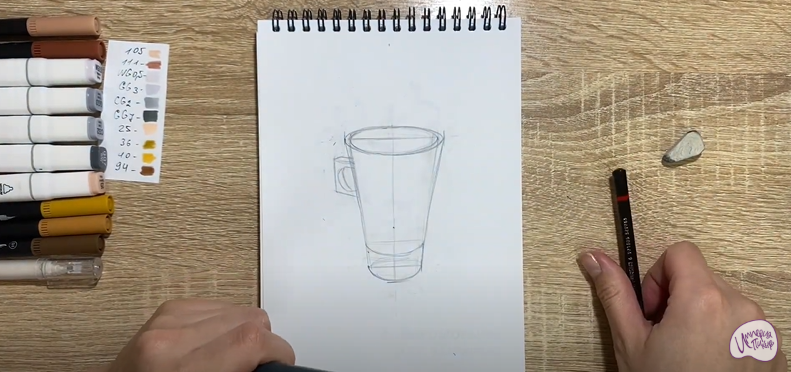 Рисуем Раф кофе